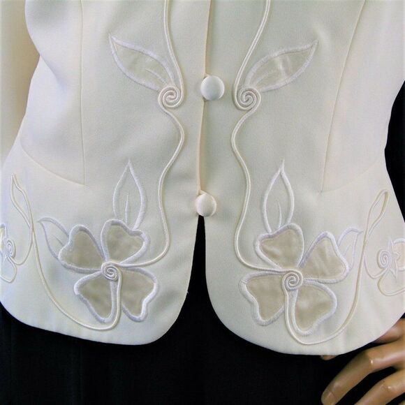Vintage Warren Petites Peplum Jacket - Picture 3 of 8